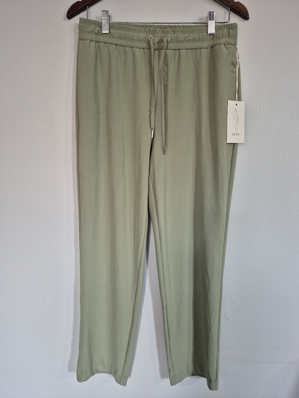New Joie Soft Jersey Draped Tapered Leg Casual Pants Medium